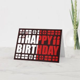 Tarjeta de cumpleaños de la bandera de Malta