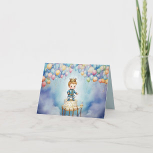Tarjeta de cumpleaños de la celebración real