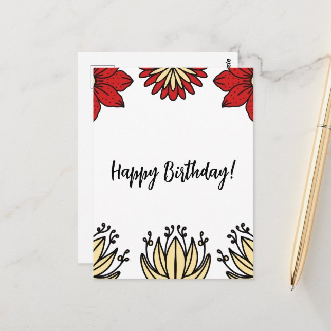 Tarjeta de cumpleaños de la colección Frida (Anverso/Reverso In Situ)