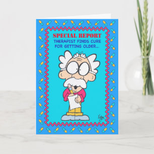 Tarjeta de cumpleaños de la CURACIÓN del TERAPEUTA