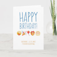 Tarjeta de cumpleaños de la emoji de Facebook -