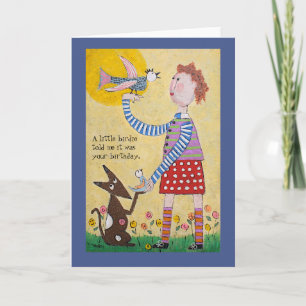 Tarjeta de cumpleaños de la escuela del vuelo