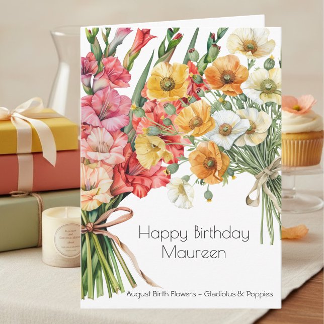 Tarjeta de cumpleaños de la flor de nacimiento de  (Subido por el creador)
