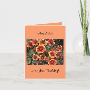 Tarjeta de cumpleaños de la hermana