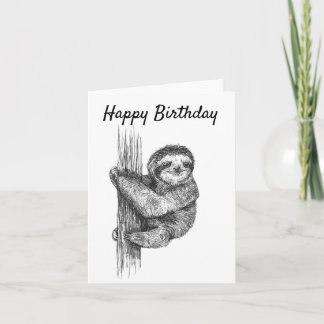 Tarjeta de cumpleaños de la liebre