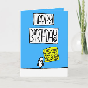 tarjeta de cumpleaños de la mamá