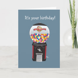 Tarjeta de cumpleaños de la máquina de Gumball