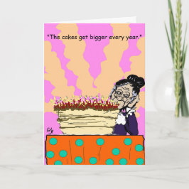 Tarjeta de cumpleaños de la muñeca viva