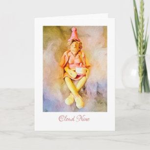 Tarjeta de cumpleaños de la nube nueve