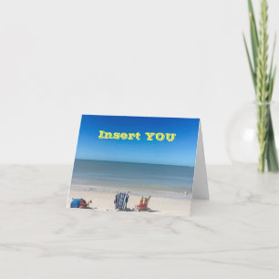 TARJETA DE CUMPLEAÑOS DE LA PLAYA *****