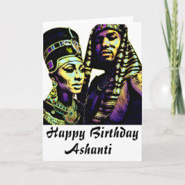 Tarjeta de cumpleaños de la Reina de la Cultura Ét