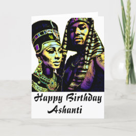 Tarjeta de cumpleaños de la Reina de la Cultura Ét