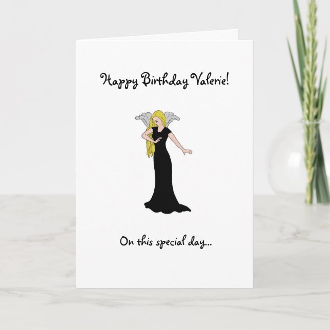 Tarjeta de cumpleaños de la sobrina (Anverso)