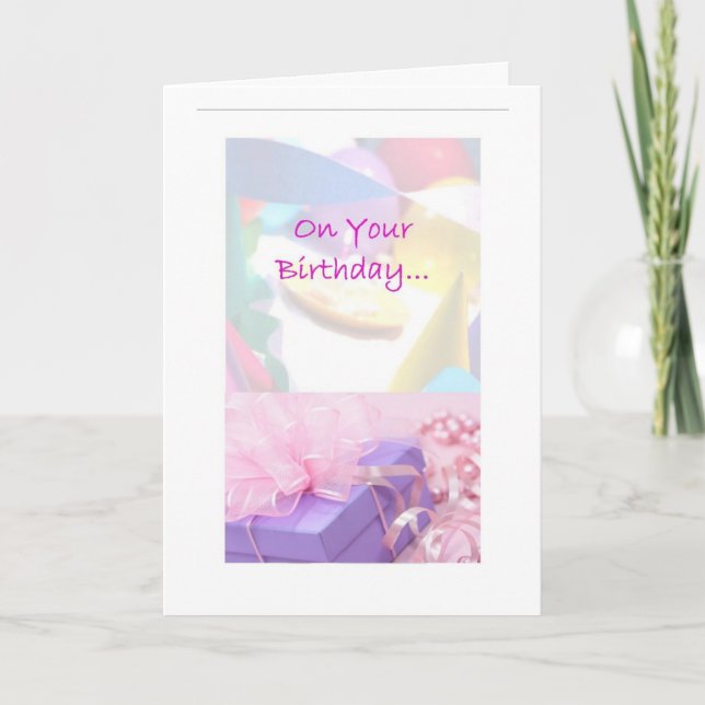 Tarjeta de cumpleaños de la sociedad del alivio (Anverso)