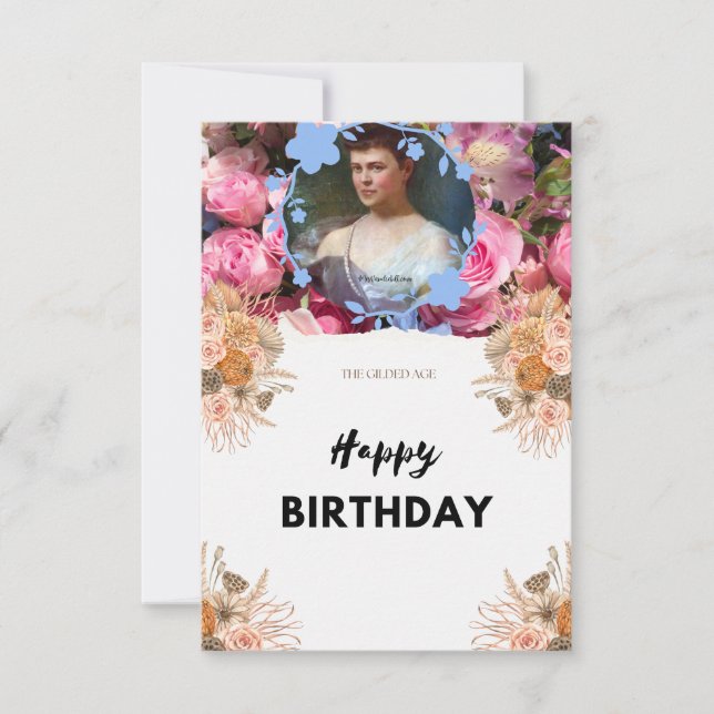 Tarjeta de cumpleaños de la Sra. Vanderbilt (Anverso)