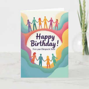 Tarjeta de cumpleaños de la unidad
