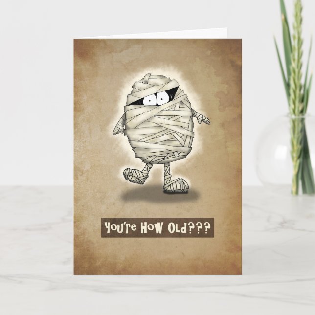 Tarjeta de cumpleaños de la vieja Personalizado bi (Anverso)