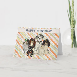 Tarjeta de cumpleaños de las PATAS, de las GARRAS