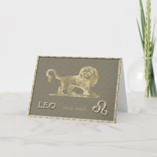 Tarjeta de cumpleaños de Leo
