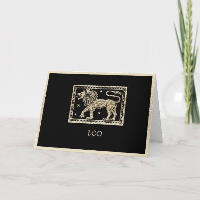 Tarjeta de cumpleaños de Leo (Anverso)