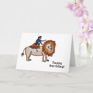 Tarjeta de cumpleaños de León