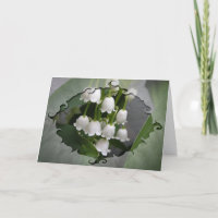 Tarjeta De Cumpleaños De Lily Of The Valley
