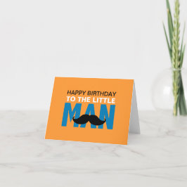 Tarjeta de cumpleaños de Little Man