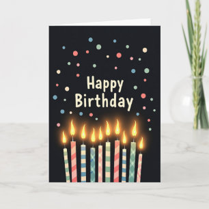 Tarjeta de cumpleaños de llama caprichosa