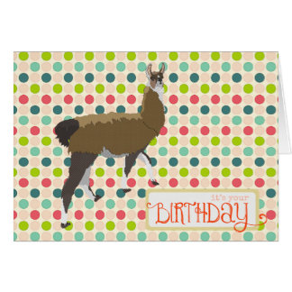 Tarjeta de cumpleaños de llamada afortunada