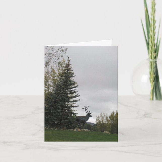 Tarjeta de cumpleaños de los alces (Anverso)