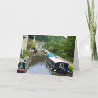 Tarjeta de cumpleaños de los barcos del Canal