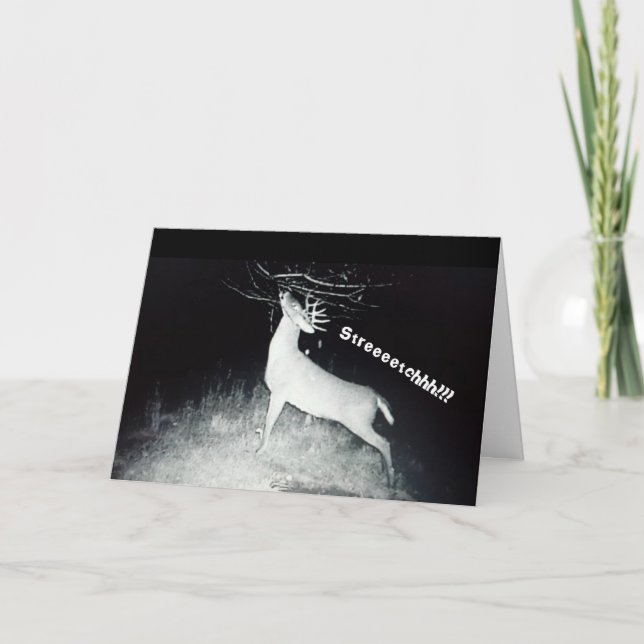 Tarjeta de cumpleaños de los ciervos (Anverso)