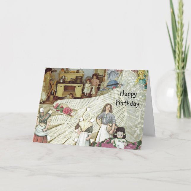 Tarjeta de cumpleaños de los colectores de la (Anverso)