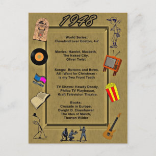 Tarjeta de cumpleaños de los grandes eventos de 19