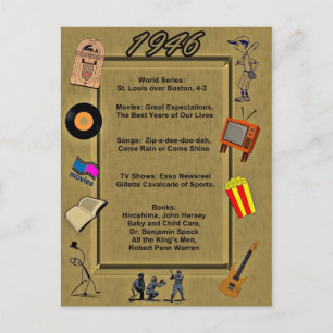 Tarjeta de cumpleaños de los grandes eventos de 19