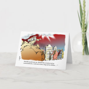 Tarjeta de cumpleaños de los mandamientos de Moses
