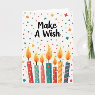 Tarjeta de cumpleaños de lunares juguetones