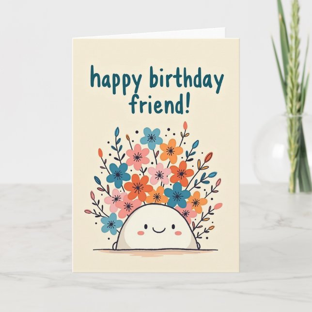 Tarjeta de cumpleaños de malvavisco (Anverso)