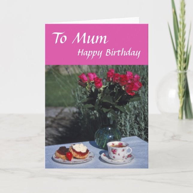 tarjeta de cumpleaños de mamá (Anverso)