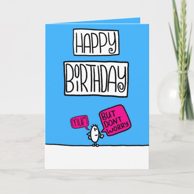 tarjeta de cumpleaños de mamá (Anverso)