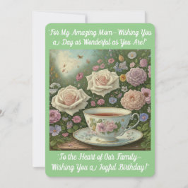 Tarjeta de cumpleaños de mamá