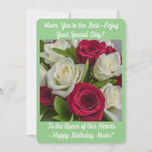 Tarjeta de cumpleaños de mamá