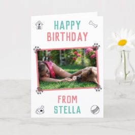 Tarjeta de cumpleaños de mamá, Bulldog francés