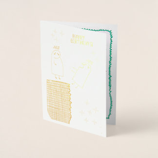 Tarjeta de cumpleaños de mano corta con amigo bail