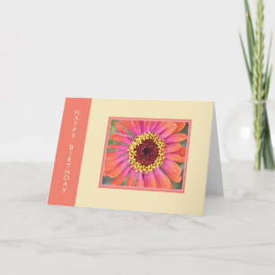 Tarjeta de cumpleaños de margarita
