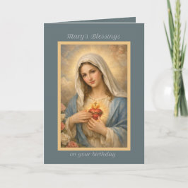 Tarjeta de cumpleaños de María Inmaculada