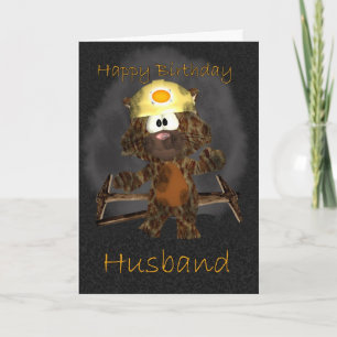 Tarjeta de cumpleaños de marido - Gato de menor de