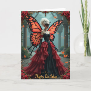 Tarjeta de cumpleaños de Mascarada Regia