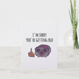 Tarjeta de cumpleaños de meme de hámster triste