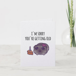 Tarjeta de cumpleaños de meme de hámster triste |